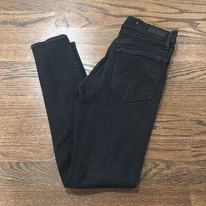 Polo - Black High Rise Tompskins Skinny Size 27